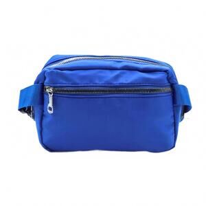 NEW SELINI NEW YORK women's nylon rectangle belt & crossbody sling bag in royal